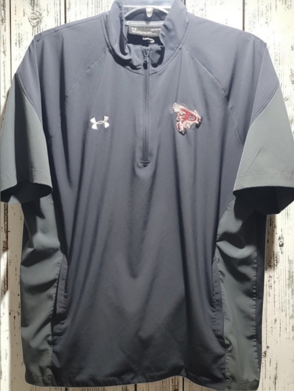 Under Armour Gray Short Sleeve Jersey Size XL